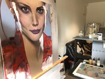 Listing 4 of 20 for Look @ Me, Looking @ You... by Fine Artist Gwyn Hughes Giclee Print