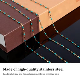 Listing 3 of 11 for Jewelry Chains 16.4 Feet/5M Gold Plated Stainless Steel Jewelry Chains Roll C