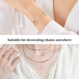 Listing 6 of 10 for Jewelry Chains 16.4 Feet/5M Gold Plated Stainless Steel Jewelry Chains Roll C