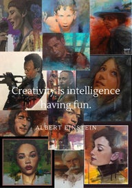 Listing 3 of 20 for 'Miles Down Broadway' -Miles Davis by Fine Artist Gwyn Hughes Giclee Print