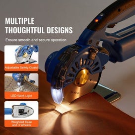 Listing 5 of 12 for New Fabric Cutter 5-Speed Cordless Electric Rotary Fabric Cutting Machine