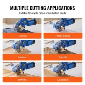 Listing 6 of 12 for New Fabric Cutter 5-Speed Cordless Electric Rotary Fabric Cutting Machine