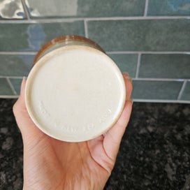 Listing 3 of 5 for Crown Lynn retro striped sugar jar