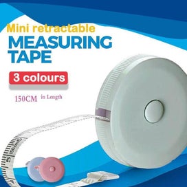 Listing 3 of 6 for Retractable Tailor Tape Measure 150Cm Soft Body Measuring Sewing Ruler - Pink