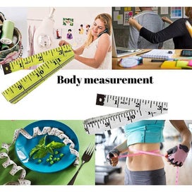 Listing 6 of 6 for Retractable Tailor Tape Measure 150Cm Soft Body Measuring Sewing Ruler - Pink