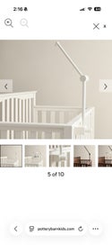 Listing 7 of 7 for Pottery barn kids wooden mobile arm and floral musical mobile #2