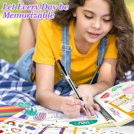 Listing 3 of 7 for DIY Journal Kit for Girls, DIY Journal Set for Teen Girls, Stationery Set, Sc