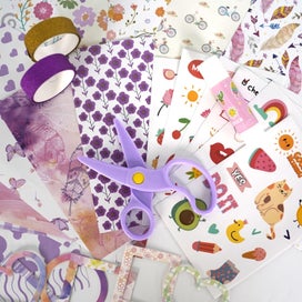 Listing 4 of 7 for DIY Journal Kit for Girls, DIY Journal Set for Teen Girls, Stationery Set, Sc