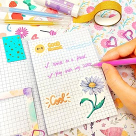 Listing 5 of 7 for DIY Journal Kit for Girls, DIY Journal Set for Teen Girls, Stationery Set, Sc