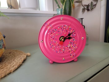 Listing 2 of 6 for Recycled tin clocks