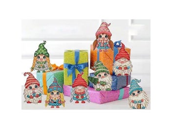 Listing 3 of 10 for BXT037 Decoration Home Decor Homfun Craft Christmas Cross Stich Set Counted DIY