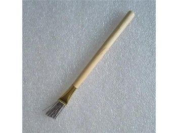 Listing 7 of 9 for 2Pcs Wooden Handle Thick/Thin Iron Wire Brush Clay Tool For Making Clay Doll