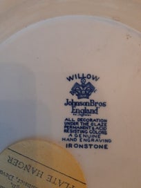 Listing 2 of 2 for Johnson bros willow pattern plate