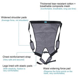 Listing 4 of 7 for Patient SlingBar Human Patient Lift , SlingBar Transfer Belt Stairway Wheelch