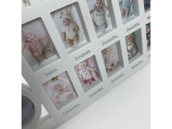 Listing 6 of 10 for The First Year Baby Keepsake Frame 0-12 Months Pictures Photo Frame Souvenirs
