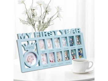 Listing 7 of 10 for The First Year Baby Keepsake Frame 0-12 Months Pictures Photo Frame Souvenirs