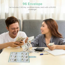 Listing 9 of 10 for 2 pcs 96 Envelope Savings Challenge Book 96 Envelopes Money Saving Challenge
