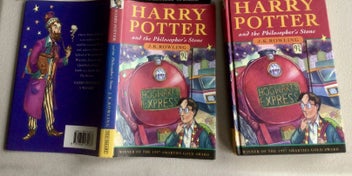 Listing 2 of 10 for Harry Potter; Philosopher’s Stone, Hardcover #3 Print, GB.