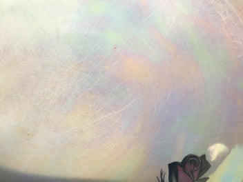 Listing 12 of 20 for Royal Winton Grimwades Red & Black Rose Dish, Vintage, RARE PATTERN