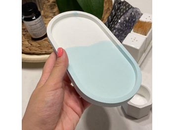 Listing 7 of 10 for Diy Crystal Glue Mold Round Fruit Dessert Storage Tray Silicone Mold DIY