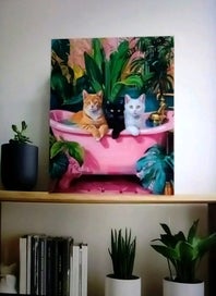 Listing 3 of 4 for THE CATTAGE-Gorgeous Vibrant Cat Paint By Numbers Make Your Own Beautiful Art