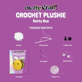 Listing 3 of 4 for OMC! Crochet Plushie Betty Bee