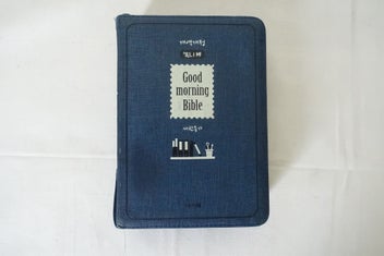 Listing 1 of 11 for Korean language New Slim Good Morning Bible with a zipper closure (BK43)