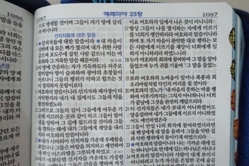 Listing 9 of 11 for Korean language New Slim Good Morning Bible with a zipper closure (BK43)