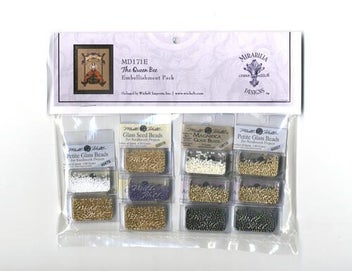 Listing 2 of 2 for Mirabilia Cross Stitch Pattern + Bead Pack - Queen Bee