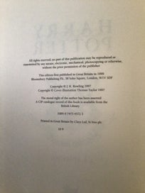 Listing 9 of 18 for Harry Potter; Complete Set, Genuine, Gold Foil Deluxe First Editions On Offer.