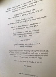 Listing 14 of 18 for Harry Potter; Complete Set, Genuine, Gold Foil Deluxe First Editions On Offer.