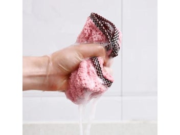 Listing 5 of 10 for Super Absorbent Microfiber Dish Cloth High-efficiency Handkerchief Tableware