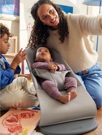 Listing 3 of 6 for BABY BJORN BOUNCER BLISS 3D JERSEY SAND GREY