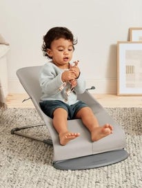 Listing 4 of 6 for BABY BJORN BOUNCER BLISS 3D JERSEY SAND GREY
