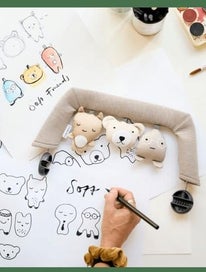 Listing 3 of 6 for BABY BJORN SOFT FRIENDS TOY FOR BOUNCER NEUTRALS