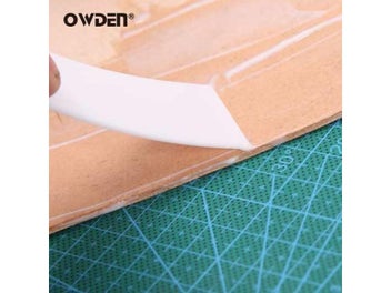 Listing 5 of 8 for OWDEN Leather Craft Tools White Plastic Gumming Board Smear Glue Scraper Smear
