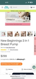 Listing 4 of 4 for New Beginnings 3 in 1 breast pump