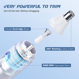 Listing 3 of 7 for Rechargeable Ear and Nose Hair Trimmer - USB Electric Professional Painless E