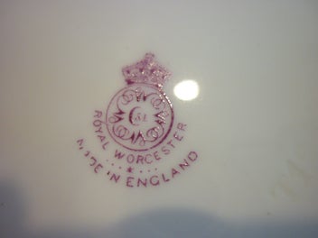 Listing 4 of 4 for ROYAL WORCESTER FRUIT PATTERN DISH/PLATE . HANDPAINTED. A.SHUCK