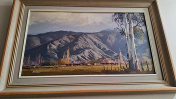 Listing 15 of 18 for <<< WELL-EXECUTED " BRIAN BAXTER " LANDSCAPE PAINTING >>>