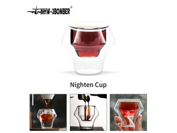Listing 2 of 4 for MHW-3BOMBER Double Wall Glass Espresso Cups Anti-scald Reusable Tea Mug Shot