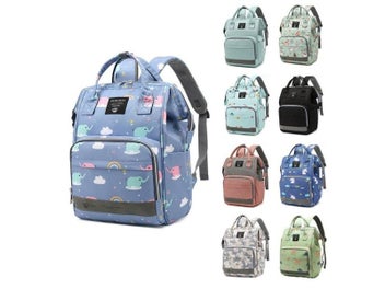 Listing 4 of 10 for Mummy Large Capacity Diaper Bag Backpack Waterproof Outdoor Travel Diaper