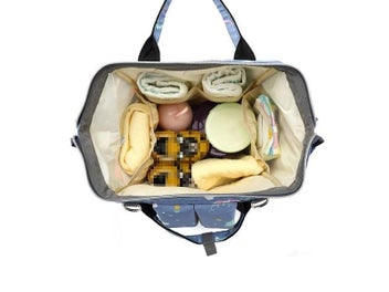 Listing 7 of 10 for Mummy Large Capacity Diaper Bag Backpack Waterproof Outdoor Travel Diaper