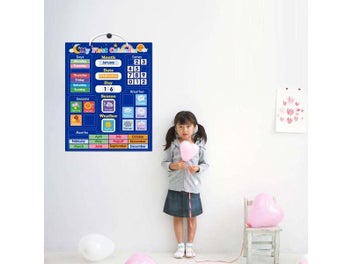 Listing 7 of 9 for Kids Magnetic Calendar Month Date Day Season Weather Learning Chart Board Early