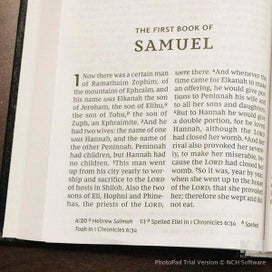 Listing 3 of 8 for NKJV, Pew Bible, Large Print, Hardcover, Blue, Red Letter Edition, Comfort