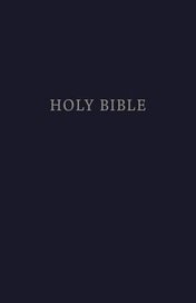 Listing 1 of 1 for KJV, Pew Bible, Large Print, Hardcover, Blue, Red Letter, Comfort Print