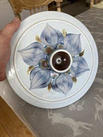 Listing 2 of 6 for 1960’s Denby pottery Chatsworth twin handled casserole dish