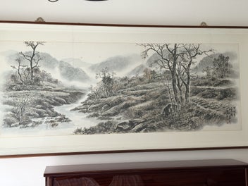 Listing 8 of 8 for Exquisite Large Chinese Masterpiece Landscape Ink painting