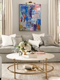 Listing 7 of 8 for ORIGINAL ACRYLIC MIXED MEDIA ABSTRACT PAINTING - Bad Translation