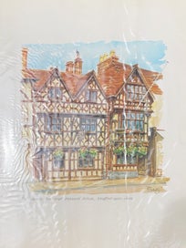 Listing 8 of 8 for Artist’s A2 size Portfolio 5 envelope case w/7 Golf prints